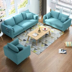 طقم أنتريه خشب زان - 3 قطع - MF 1010